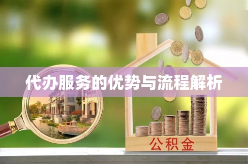 中坜代办服务的优势与流程解析