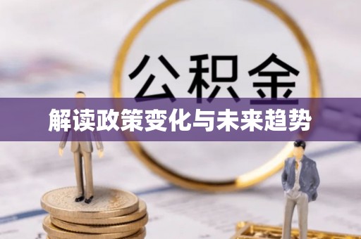 中坜解读政策变化与未来趋势