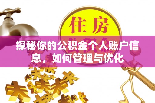 中坜探秘你的公积金个人账户信息，如何管理与优化