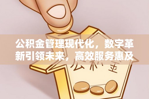 中坜公积金管理现代化，数字革新引领未来，高效服务惠及民生