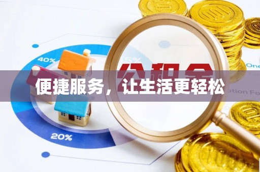 中坜便捷服务，让生活更轻松