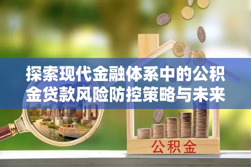 中坜探索现代金融体系中的公积金贷款风险防控策略与未来发展趋势