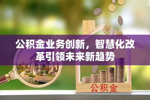 中坜公积金业务创新，智慧化改革引领未来新趋势