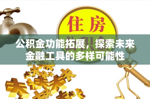中坜公积金功能拓展，探索未来金融工具的多样可能性