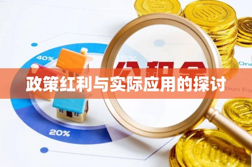 中坜政策红利与实际应用的探讨