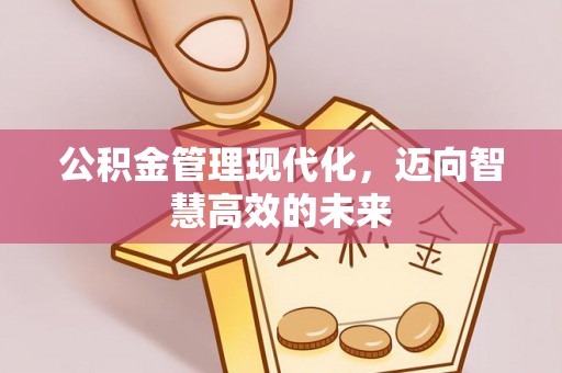 中坜公积金管理现代化，迈向智慧高效的未来