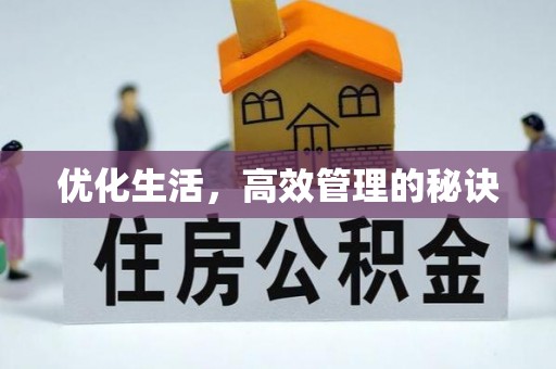 中坜优化生活，高效管理的秘诀