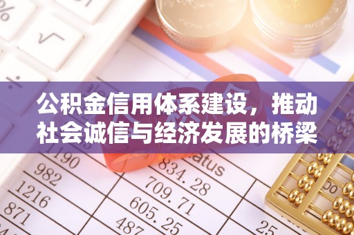 中坜公积金信用体系建设，推动社会诚信与经济发展的桥梁