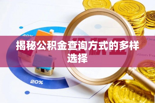中坜揭秘公积金查询方式的多样选择