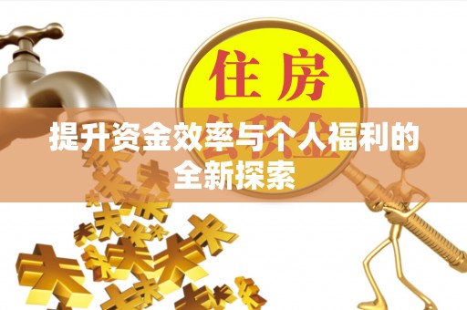 中坜提升资金效率与个人福利的全新探索