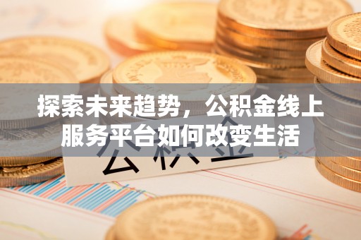 中坜探索未来趋势，公积金线上服务平台如何改变生活
