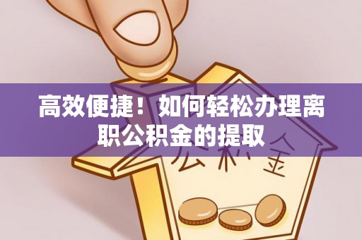 中坜高效便捷！如何轻松办理离职公积金的提取