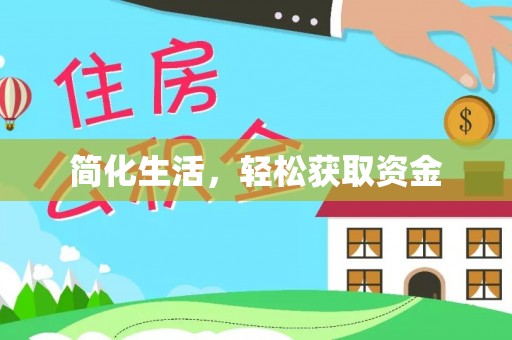 中坜简化生活，轻松获取资金